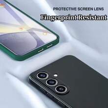 One Black Galaxy Phone Case Compatible With The A Series Of Galaxy A91/A90/A81A73/A72/A71/A56/A55/A54/A53/A52/A52S/A51/A50/A42/A36/A35/A34/A33/A32/A31/A30/A26/A25/A24/A23/A22/A21/A17/A16/A15/A13/A14/A12/A11/A10, Featuring A Soft And Comfortable Touch, Anti-Slip, Anti-Sweat, Anti-Fingerprint Properties, Abrasion Resistance, Scratch Resistance, Impact Resistance (Military-Grade Protection), Lightweight Case, Phone Cover - Black Matte - View 5