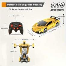 Kids Remote Control Cars - Yellow - View 10
