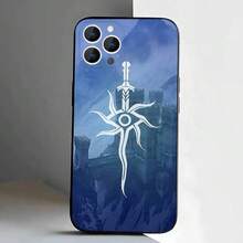 Funda de teléfono Dragon A-Age Inquisition compatible con  17,16,15,14,13,12,Pro,Max,Plus,E,SE4,Air,Mini, caja suave negra, cubierta compatible con funda de  17 pro max, funda de  17 pro, funda de  17, funda de  16 pro max - z4 - Ver 13