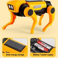 TendenciaPerro Solar Robot Eléctrico Diy Niños Juguetes EducativosCalidad premium - 1 - Ver 6
