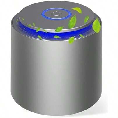 Purificador de Aire, Purificador de Aire para El Hogar, con Difusor de Aceites Esenciales, Silencioso, Filtros HEPA H13, Elimina 99.9% Particulas, para Mascotas, Fumadores, Polen, Olores de Polvo