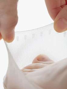 1 Pair Women's Thin, Soft, Invisible Heel Grip Liners, Non-Slip, Suitable For High Heels, Foot Protection Pads - Beige - View 3