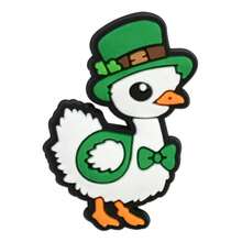 9/15PCS Cute Green Hat Animal St. Patrick's Day Series Shoe Charms Set, PVC Shoe Decorations For Beach Bag, Shoe Accessories Charms, Gift Idea For Birthday Christmas Valentine's Day Halloween Party Favors,Shoe,Spring Summer Picks,Brides Maid Gifts,Room,Bedroom Deccor,Bedroom Deccor,Beach,Travel,For Men,For Women,Vacation - Multicolor - View 9