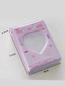 可爱PVC照片卡套，偶像粉丝聚会卡册，照片收纳卡书，卡套，信用卡身份证收纳袋，适合女性、女孩、妈妈、室友、家人、朋友，相框收纳袋，卡套，即时照片夹，身份证收纳礼物，生日、毕业季 - 彩色 - 查看 11