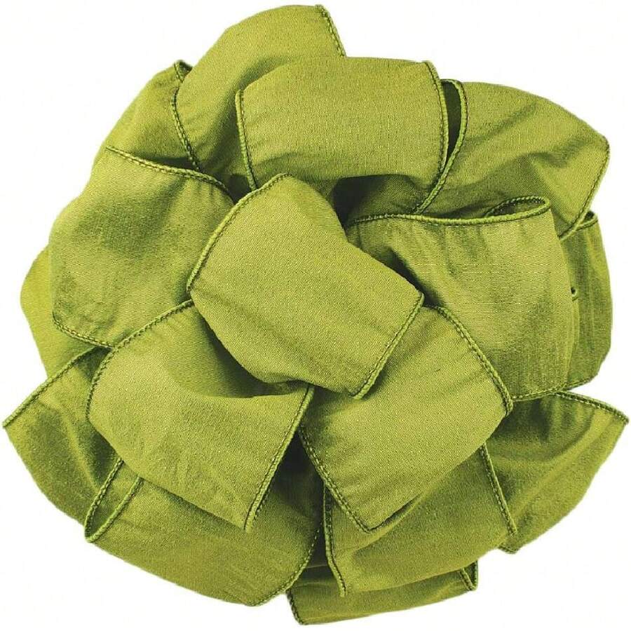 Offray Anisha Cinta con Borde, Lemon Grass, 2-1/2 Inch x 10 Yard, 1,37411667 - Lila Púrpura - Ver 1