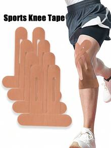 1/2/4pcs Knee Muscle Bandage Tape, Suitable For Various Sports, T-Shaped Muscle Tape