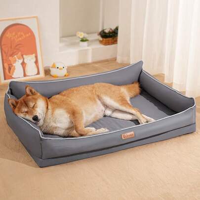 1pc Pet Bed, Dog Bed, Cat Bed, Pet Sofa, Suitable For Small/Medium/Large Dogs, Removable And Easy To Clean, Egg-Shaped Foam Filled Bottom With Anti-Slip Anti-Moisture Particles