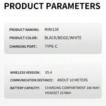 Dual Adaptability For Sports Travel, Mini Headphones, Ultra Small Size, High-Definition Calling, Stable Wearing, No Pressure Sensation After Long-Term Use, Supports Apple And Android. - Nhiều màu - Xem 10