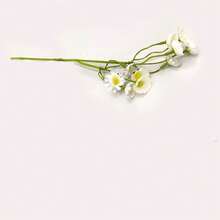 Kleiner künstlicher Gänseblümchen-Strauß, Kamille Gänseblümchen im Ins-Stil, Kunstblumen, Wohnzimmer Dekoration, Tischdekoration Blumenarrangement - Weiß - Übersicht 10