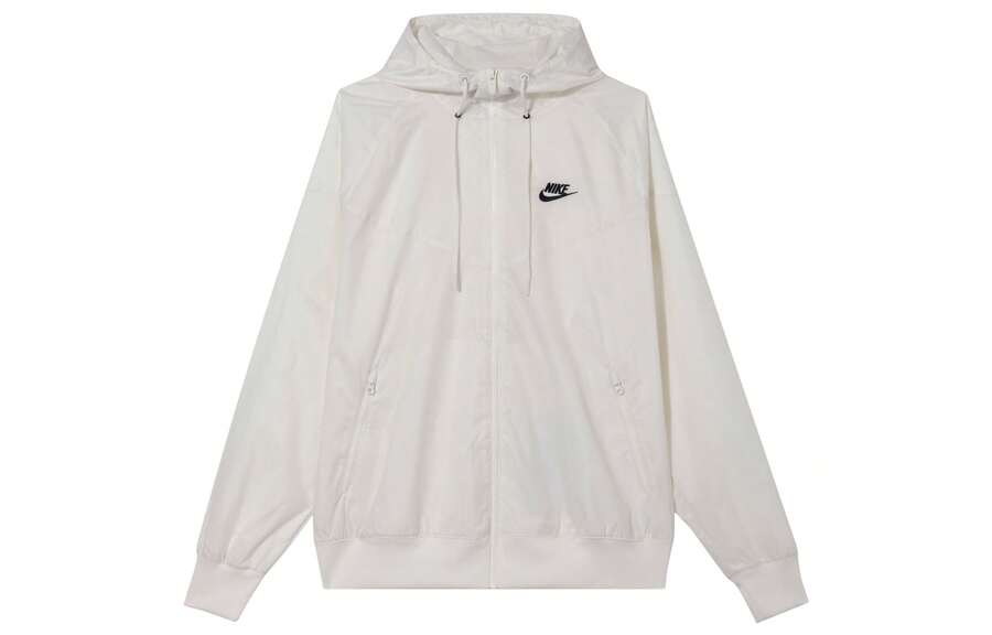 Nike NK WVN LND WR HD JKT Minimalist Brand Small Vlogo Hooded Pullover Cardigan Sweatshirt