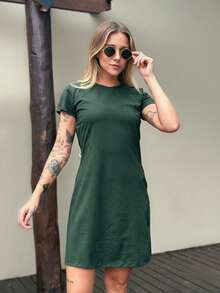 Aveloz Women Dresses - Olive Green - View 1