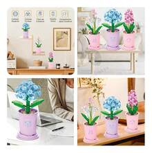 Tendencia3 Juego Bloque Construcción Bonsái Flores Planta Ramo Regalo 167Calidad premium - 1 - Ver 11