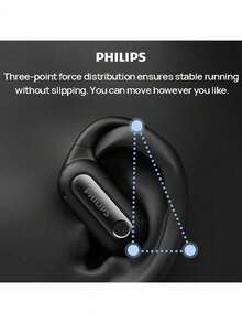 PHILIPS TAT4759 Bluetooth Earphones: Comfortable, Ear-Free Fit; Immersive Sound Experience; Stable Bluetooth Transmission; Suitable For Calls, Gaming, And Music Playback. Beige Color. - Off White - View 4