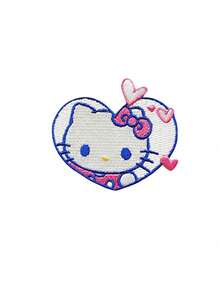 SANRIO 1 Miếng vá thêu Hello Kitty Kuromi Melody tự làm cho quần jean, áo khoác, mũ, phụ kiện thêu trang trí thời trang và độc đáo. - Nhiều màu - Xem 4