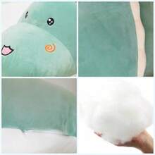 TendenciaPeluche De Dinosaurios Juguetes De 100cm Para Bebe PerfectoCalidad premium - Verde claro - Ver 5