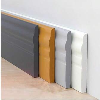 1 szt. 2 m/78,74 cala samoprzylepna listwa przypodłogowa, odpowiednia do salonu, sypialni, gabinetu