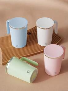 多种颜色可选，自动搅拌杯，电动便携咖啡杯，防溢设计，无需加热，可搅拌液体，适用于办公室、厨房、旅行，以及牛奶和可可饮料。耐用饮用杯，是馈赠亲友或办公室节日礼物的理想之选。无需加热，搅拌杯 - 彩色 - 查看 7