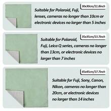 Self-Adhesive Magic Camera Lens Bag Portable Electronic Equipment Protective Sticking Cloth Cosmetic Pouch Stylish Travel Organizer Festival Gifts & Daily Use