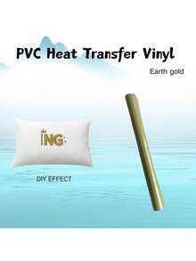 1 Roll, PVC Heat Transfer Vinyl Material, Size 30.5x60cm/30.5x102cm, Iron-On DIY, Suitable For T-Shirts, Easy To Cut And Smooth Surface, Embroidery Patch Iron-On Heat Transfer Patch, Applicable For Jackets, Clothing, Backpacks, Jeans, T-Shirts, Etc. - Multicolor - View 128
