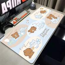 Korilakkuma Rilakkuma Cute Desk Mat Extended Anime Mousepad Computer Non-Slip Large Mouse Pad Office Accessories Pc Table Carpet - ZY-0000011523 - Xem 9