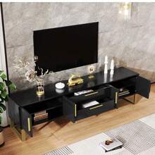 Television Stands & Entertainment Centers - Black + MDF + 60-69 Inches-1 - View 9