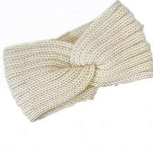 1 unidade de faixa de cabeça feminina para aquecer as orelhas no inverno, faixa de cabelo grossa tricotada, acessório para cabelo para clima frio. - Multicolorido - Ver 7