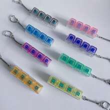 Transparent Clickable Stress Relief Fidget Toy, Recommended As Holiday/Birthday Gift - Multicolor - View 3