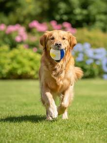 Squeaky Latex Ball Dog Toys Interactive Pet Chasing Toys Ball Durable Dog Football/Volleyball/Rugby Soft Bouncy Dental Natural Latex Cleaning Toy Keeps Pets Entertained And Trained Suitable For Small To Medium Dogs - Multicolor - View 7