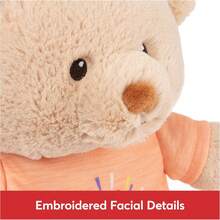 TendenciaGUND "You Are My Sunshine - Oso de Mensaje  con Playera Naranja, Oso de Peluche Hecho de Materiales 100% reciclados para Edades de 1 año en adelante, Bronceado, 12 PulgadasCalidad premium - Osito playera -Eres mi sol - Ver 4