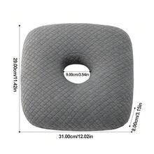 1pc Soft & Skin-Friendly Side Sleeper Pillow, Multi-Purpose Ear Hole Pillow, Used To Relieve Ear Pressure And Earache, Suitable For Side Sleepers, Washable Ear Pillow - Grey - View 2