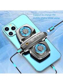 Enfriador de Teléfono, Radiador de Teléfono Celular con Chip de Enfriamiento de Semiconductor de Doble Núcleo, Teléfono Móvil de 2.6 a 3.5 de Ancho Aplicable, para Jugar Juegos,37410908 - Multicolor - Ver 6