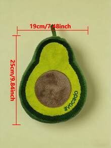 1pc/2pcs/3pcs Cute Avocado Pattern Hand Towels, Highly Absorbent, Quick-Drying, Soft & Skin-Friendly, Kitchen & Bathroom Decor Towels, Creative Home Gifts - Multicolor - View 4