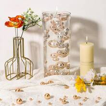 SUREAM Cylinder Wedding Vases For Centerpieces, 7.8/7.8/9.8 Inch Tall Clear Flower Vase, Different Sizer Floating Candle Holder For Table Centerpiece Wedding Home Decor - 7.8/7.8/9.8 InchH X 3.9 InchW - View 8