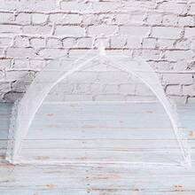 FIAN Cubierta de Malla Protectora para Alimentos y Tartas Cubierta de Comida para Barbacoas y Picnics al Aire Libre Fácil de Usar y Lavar Diseño Plegable Resistente y Ecológica - como en la foto - Ver 1