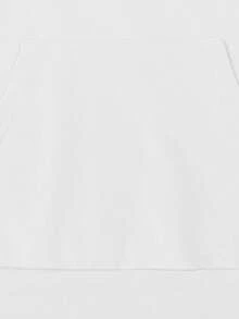 Women's Spring/Autumn Round-Neck, Long-Sleeved, Loose-Fit Hoodie And Trousers Two Pieces Set, Featuring A Heart-Shaped Print; 100% Cotton Women's Set - White - View 6