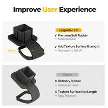 Universal Rubber Trailer Hitch Cover For Vehicles 2-Inch Off-Road Trailer Hitch Cover Silicone Trailer Hitch Plug Towing Cover