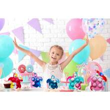 Tendencia20 piezas pop fidget llavero juguete, tortuga marina forma fidget juguete burbuja paquete pop ansiedad y estrés alivian la inquietudCalidad premium - 30 arañas - Ver 6