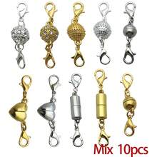 3/6/8/10个装磁性项链扣，带龙虾扣，磁性项链延长链，适用于项链和手链，珠宝连接器，珠宝制作转换器 - 彩色 - 查看 25