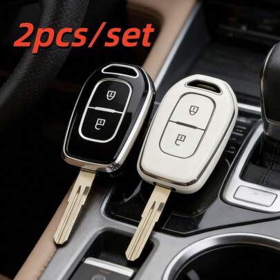 2 piezas de fundas para llaves de coche para Renault Duster, Dokker, Logan, Stepway, Clio 5, Twingo, para Dacia Sandero Stepway