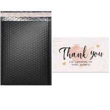 20pcs/Pack Black Thick Shock-Proof Self-Adhesive Waterproof Bubble Bags, Universal Packaging - Black - View 17