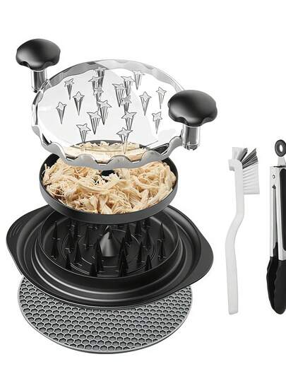 "Herramienta multifuncional de prensado y drenaje de ensaladas - deshidratador vegetal fácil de agarrar, adecuado para ensaladas frescas, frutas y preparación de cocina"