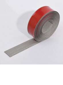 1 Roll Self-Adhesive Wood Grain Floor Edging Trim - Reusable, 99cm PVC Threshold Transition, Matte Finish, Realistic Wood Grain Texture, Easy Installation, Suitable For Living Room And Door Jamb Decor, Wood Grain Pattern - Multicolor - View 25