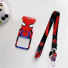 Superhero ID Card Holder Lanyard Pendant, Cool Boy ID Badge Holder Lanyard Keychain, Men's Work ID Card Holder Gift - Multicolor - View 6