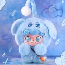 Q-Bao 情绪毛绒怪兽系列盲盒毛绒质感乙烯基挂件多表情可爱风格包包挂件和钥匙扣饰品，适合情人节礼物（1 件随机发货） - 彩色 - 查看 3