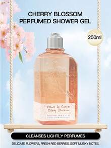 250ml L'Occitane Sweet Cherry Blossom Scented Shower Gel - 250ml-sweet Cherry Blossom Fragrance Bath - View 6