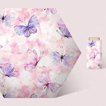 Foldable Super Lightweight 6-Fold Umbrella, UV Protection Mini Pocket Umbrella,Spring Summer Picks,Brides Maid Gifts,Room,Bedroom Decor,Beach,Travel,For Men,For Women,Vacation,Women's Day,Travel Essentials,Wedding Favours,Y2k,Bedroom,Car Accessories Women,Kitchen Decor - Multicolor - View 15