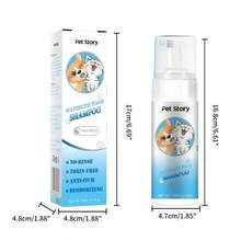 Pet Foaming Dry Wash Shampoo, Suitable For Cats And Dogs, Universal Cat And Dog Foaming Dry Wash Mousse Spray, Waterless Shampoo