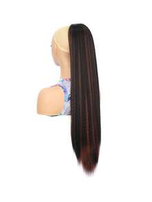 30 Inch Extra Long Corn Braid Ponytail, Synthetic Fiber Ponytail Extension With Drawstring Mesh Fluffy Texture, Ideal For Women Party, Festival, Music Festival, Daily Wear, Salon Use, Cosplay, Wedding, Y2K, Lolita, JK Style, Suitable For Fine, Thin Hair, Beginners And All Skin Tones, New Year And Valentine's Day Gift, Hair Accessory - Multicolor - View 8