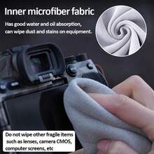 Self-Adhesive Magic Camera Lens Bag Portable Electronic Equipment Protective Sticking Cloth Cosmetic Pouch Stylish Travel Organizer Festival Gifts & Daily Use - 45*45cm - View 7