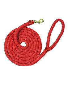 Nylon Horse Lead Rope, Double Braided Horse Lead With Quick Release Snap Clip, Soft Comfortable Handle, Suitable For Daily Use And Competition Equestrian Tack